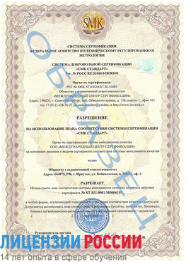 Образец разрешение Черногорск Сертификат ISO 50001